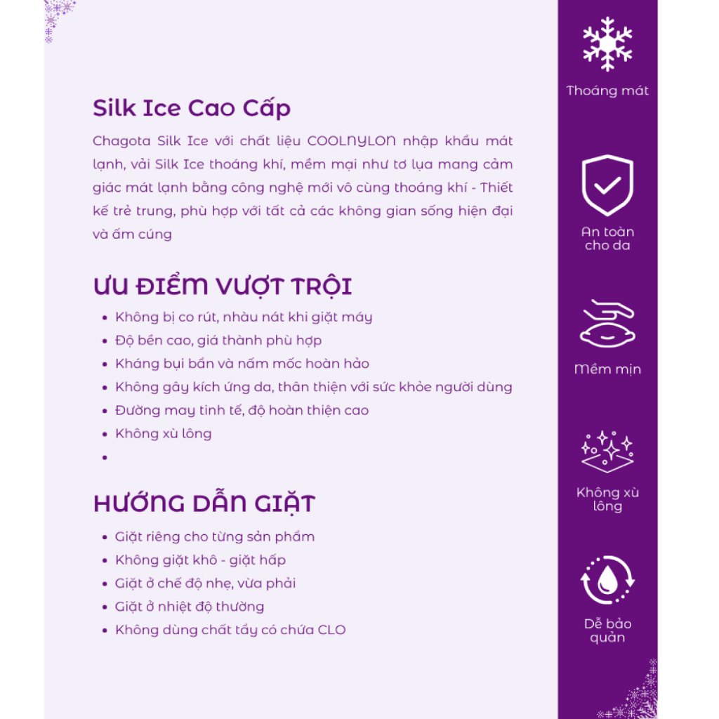 Bộ Chăn Ga Gối Lụa Silk Ice CHAGOTA, Size 1m2x2m - 2mx2m2, Công Nghệ Kháng Khuẩn, Màu Pastel Chuẩn Style Hàn Quốc | BigBuy360 - bigbuy360.vn