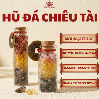 Hũ đá thạch anh, đá thanh tẩy không gian phong thủy ( ĐÃ THỈNH ) mang năng lượng may mắn, quà tặng ý nghĩa.