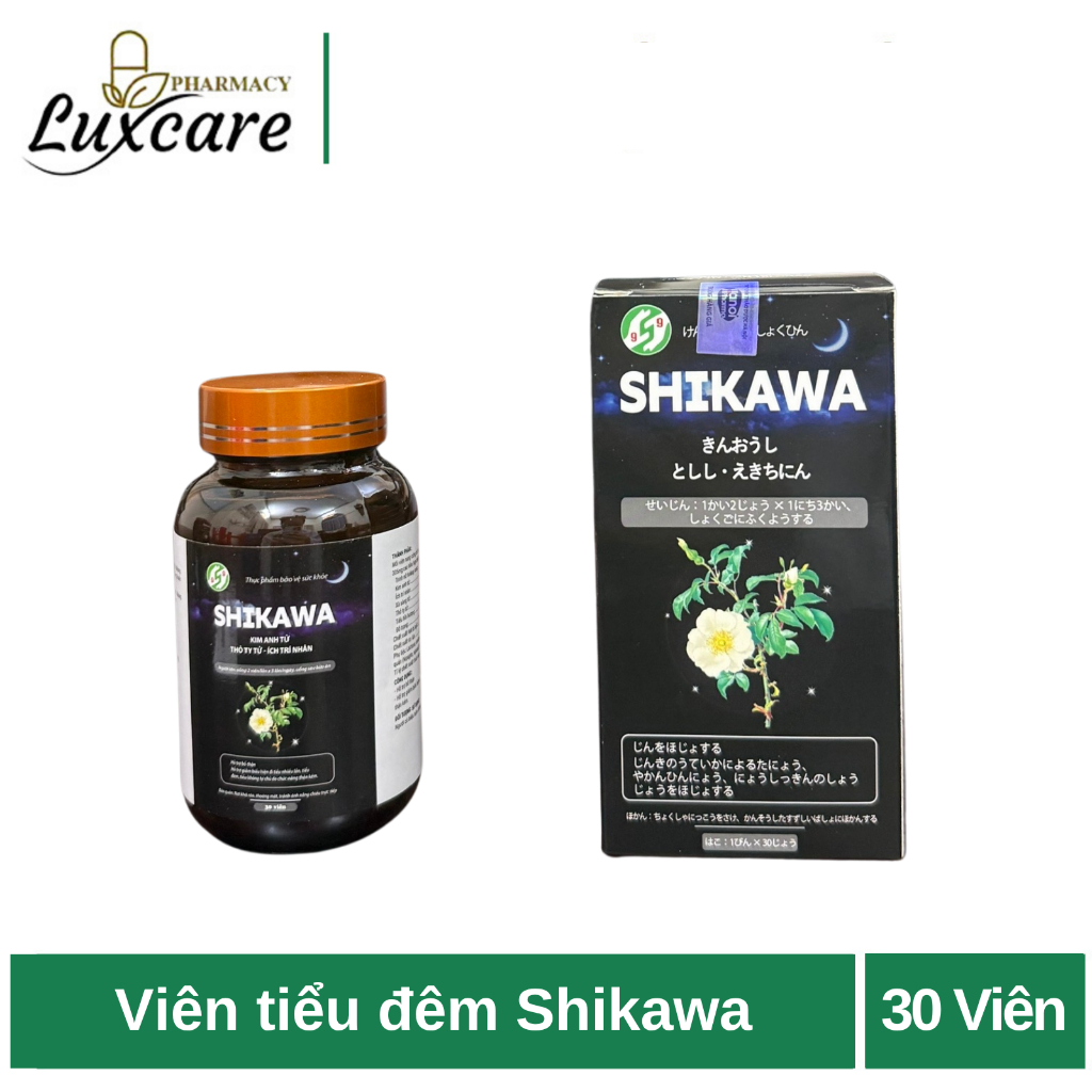 Shikawa hỗ trợ bổ thận, giảm biểu hiện đi tiểu nhiều lần (hộp 30 viên) - Luxcare Pharmacy
