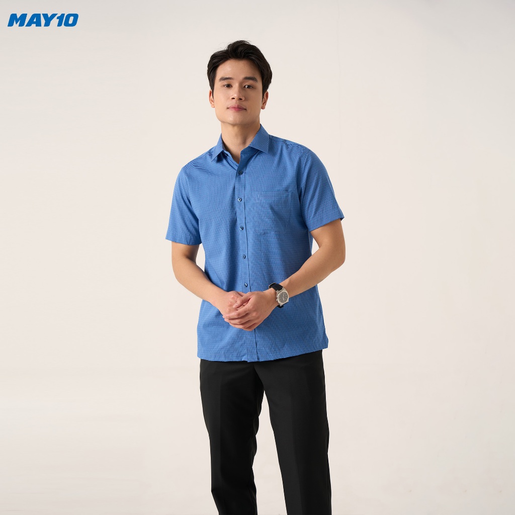 Áo Sơ mi nam cộc tay May 10 mã 010125030 AK561