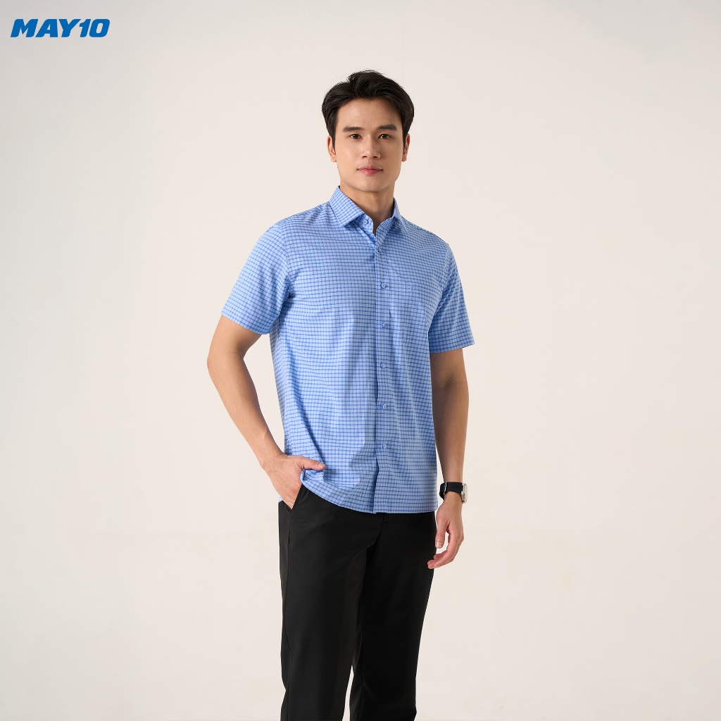 Áo Sơ mi nam cộc tay May 10 mã 010125030 AK564