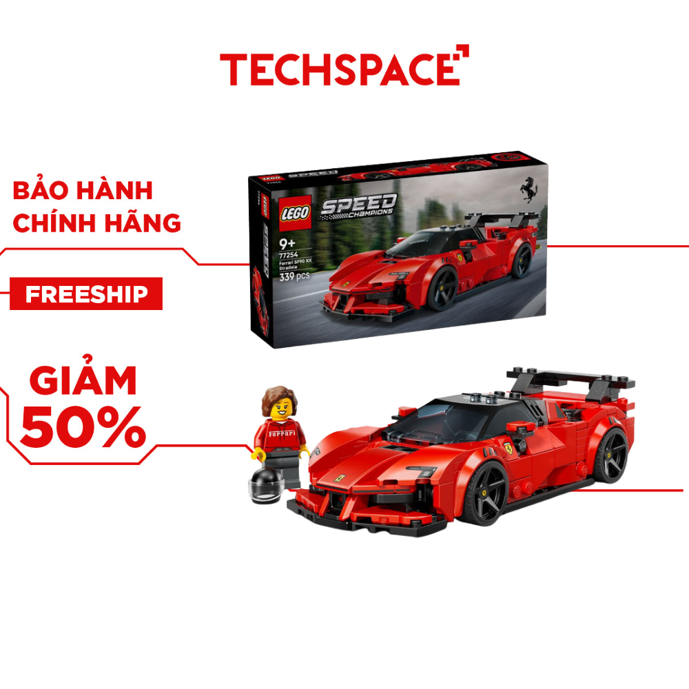 Bộ Mô Hình LEGO SPEED CHAMPIONS Ferrari SF90 XX Stradale #77254
