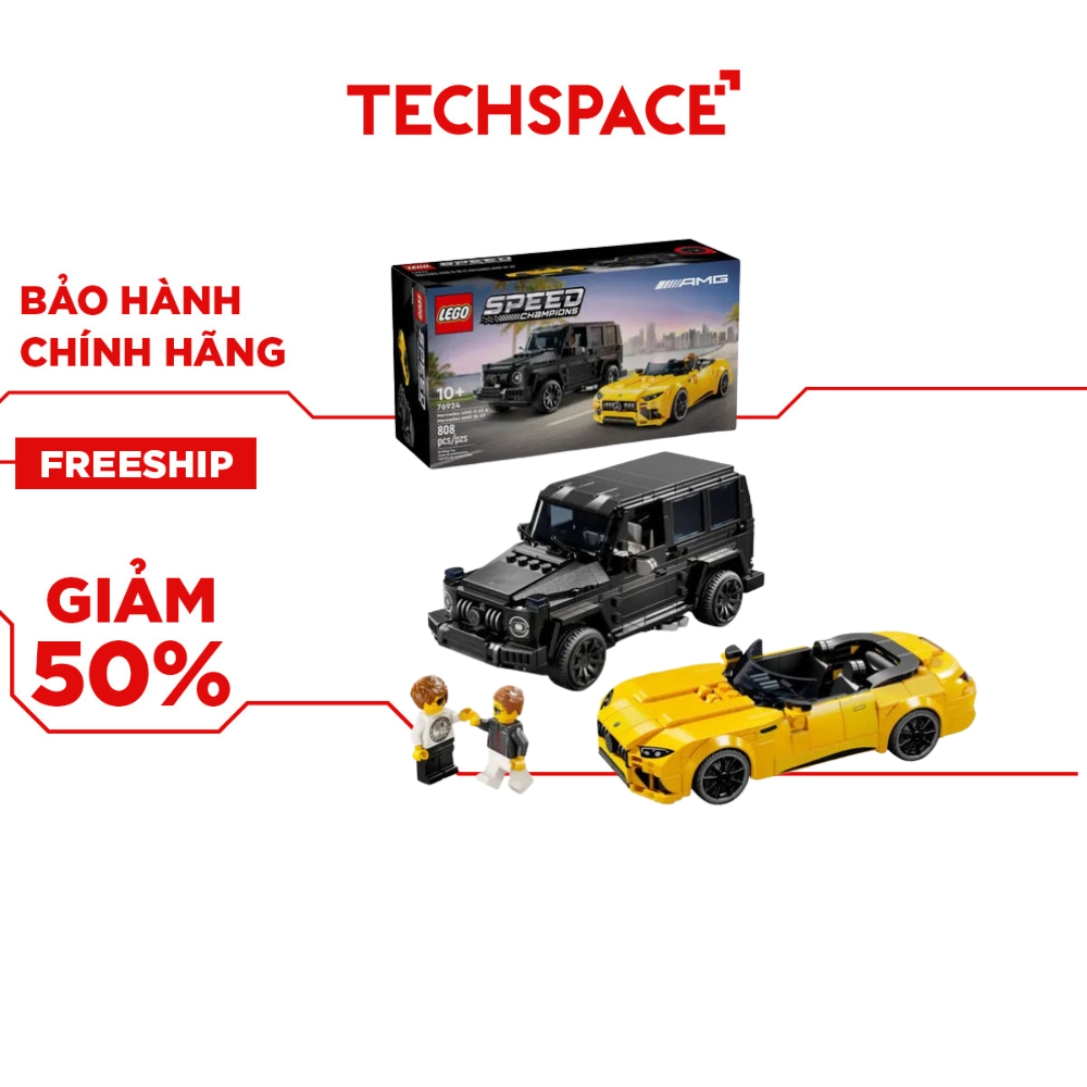 Bộ Mô Hình LEGO SPEED CHAMPIONS Mercedes Amg Gt Roadster 2024 & Amg G63 #76924