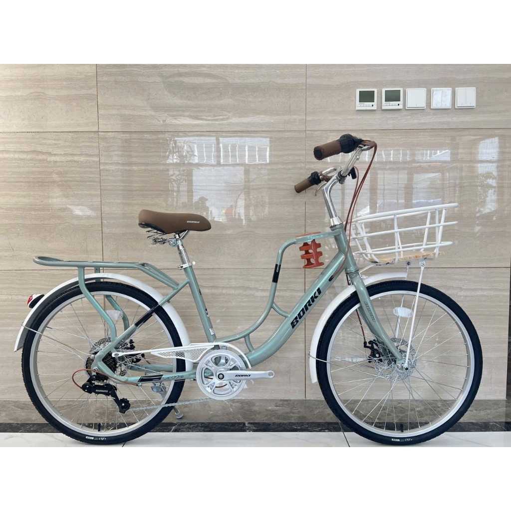 XE ĐẠP MINI CAO CẤP THÉP CƯỜNG LỰC BORGKI SIZE 26- NHẬP KHẨU CHÍNH HÃNG