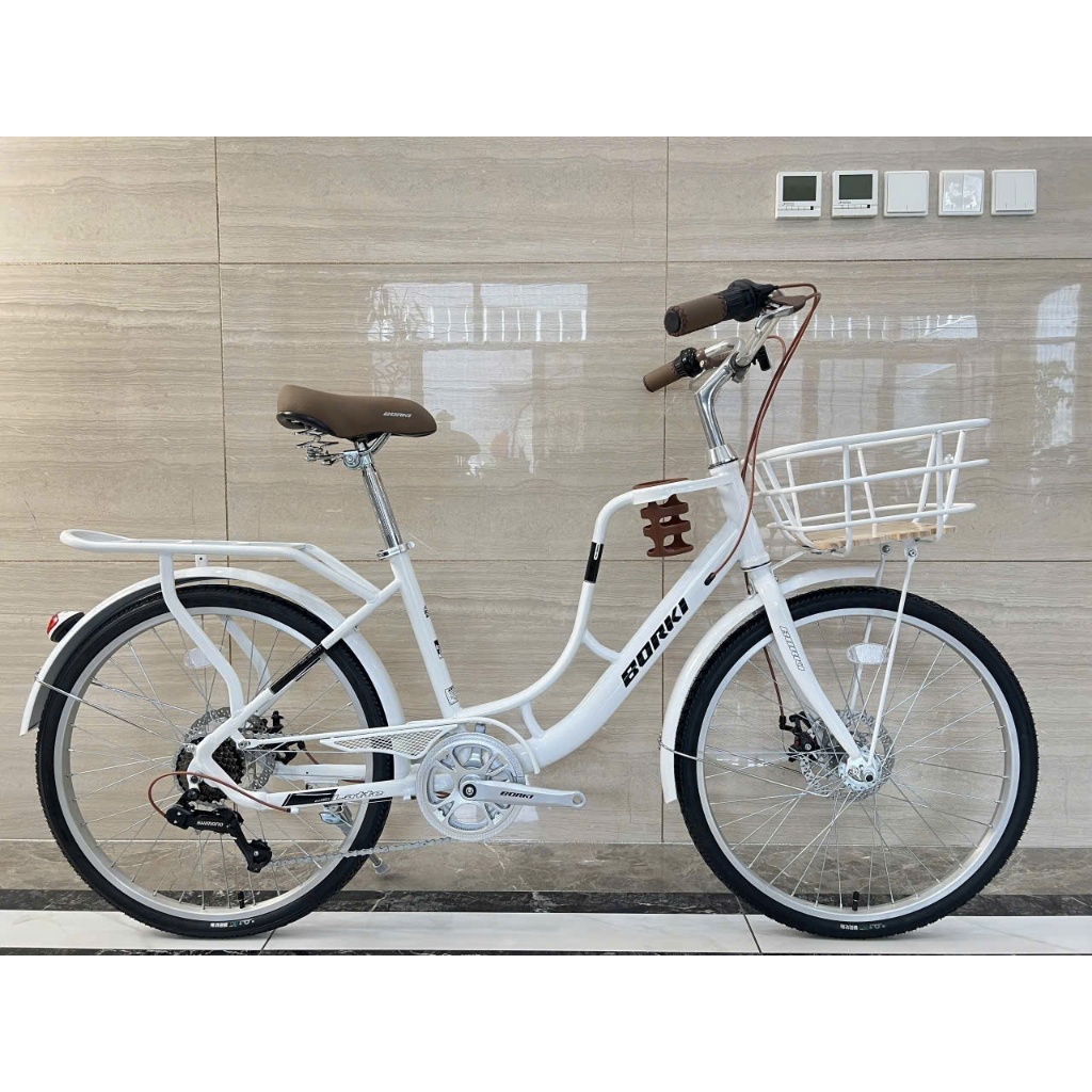XE ĐẠP MINI NỮ KHUNG THÉP CƯỜNG LỰC CAO CẤP BORKI SIZE 24-26- HÀNG NHẬP KHẨU CHÍNH HÃNG