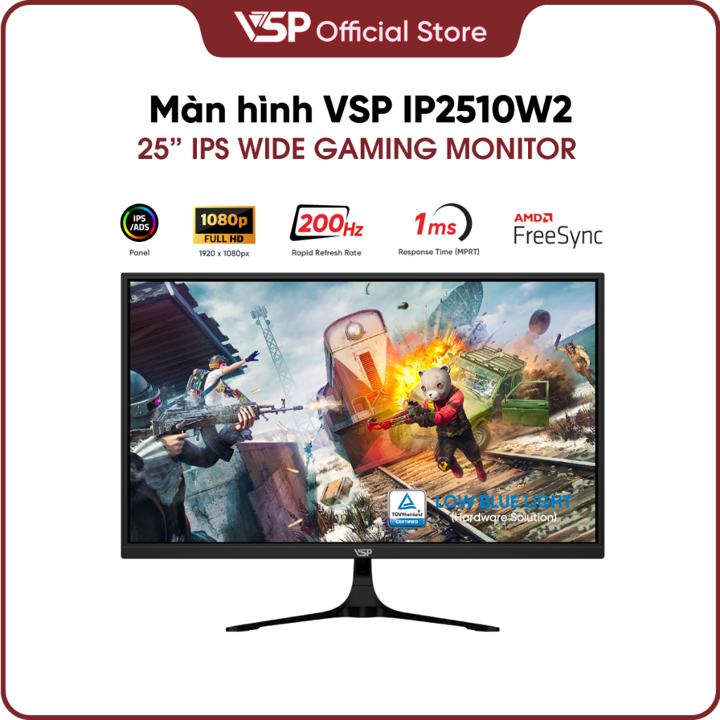 Màn hình VSP IP2510W2 - 25 inch/ FHD/ Fast IPS/ 200Hz/ 1ms