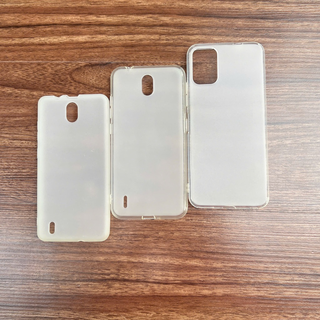 Ốp lưng Nokia C01 Plus/ C2/ C32 dẻo Silicon trắng nhám và chống va đập