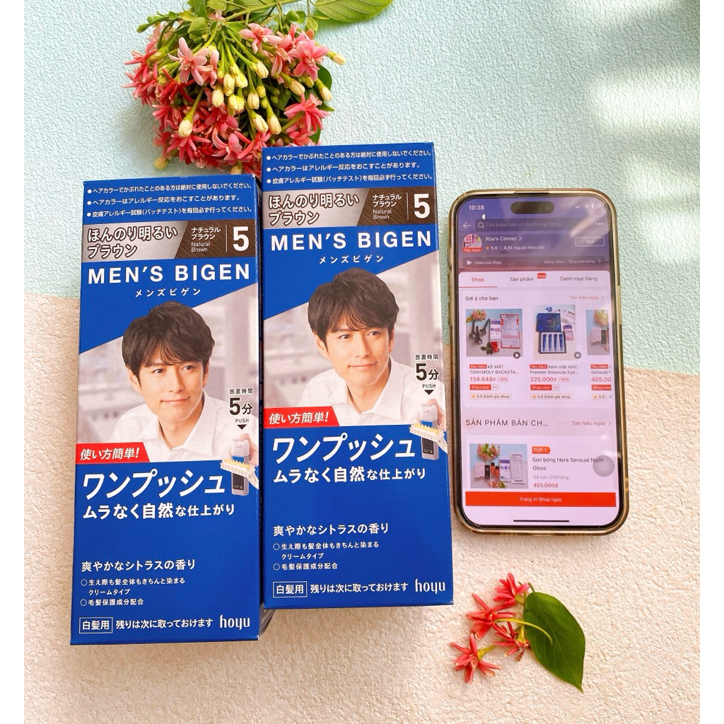 Nhuộm Bigen Nhật cho nam