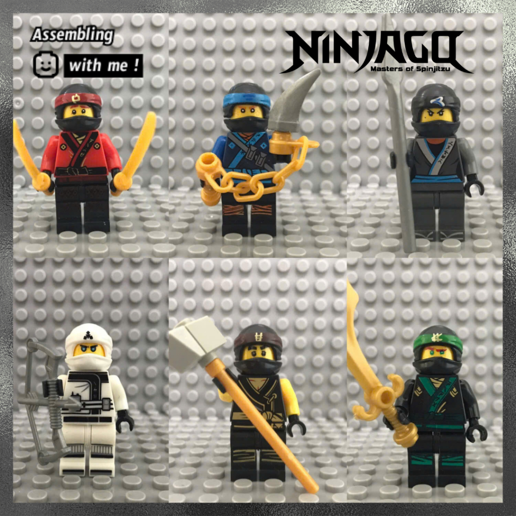 Đồ chơi lắp ráp Minifigure Ninjago Movie - Bộ đồ chơi các chiến binh ninja