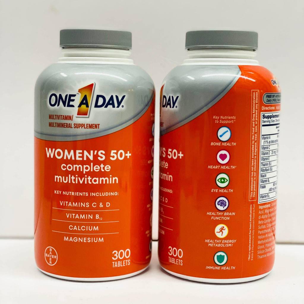 Vitamin Tổng Hợp Cho Nữ Trên 50 Tuổi One A Day Mỹ 300 viên