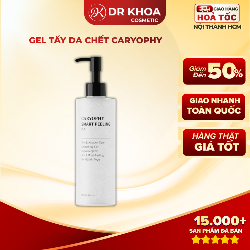 Gel Tẩy Da Chết Caryophy Smart Peeling Gel 250ml Dr Khoa