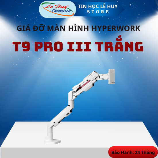 Giá Đỡ Màn Hình Hyperwork  T9 Pro III Trắng