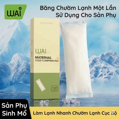 Miếng đệm chườm lạnh tầng sinh môn,Vết mổ cho mẹ sau sinh giảm đau kháng khuẩn tuyệt đối an toàn