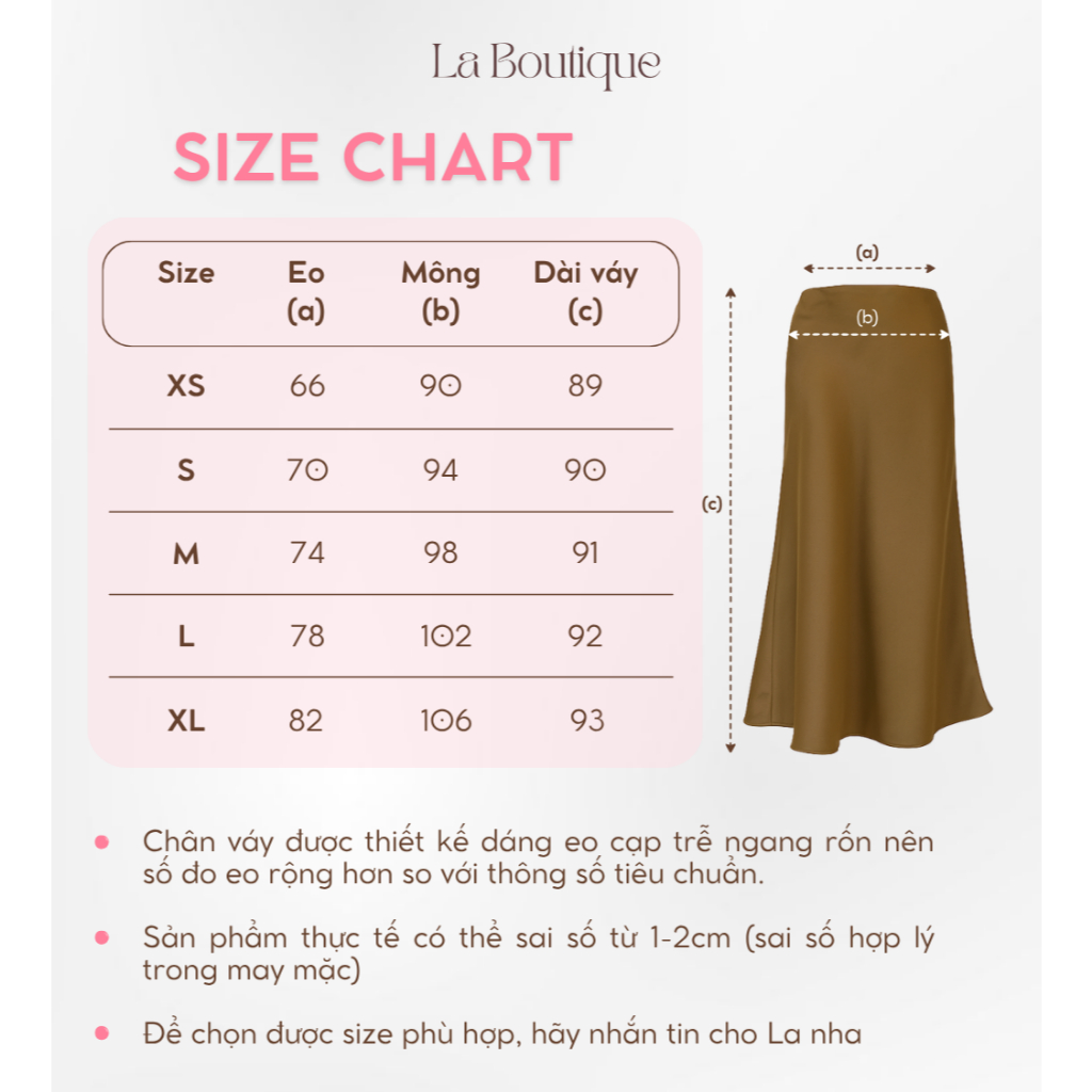 [Form rộng, lùi size] Chân Váy Lụa Vân Gỗ Dáng Dài, Chân Váy Lụa Cạp Trễ Hai Lớp La Boutique V006 | BigBuy360 - bigbuy360.vn
