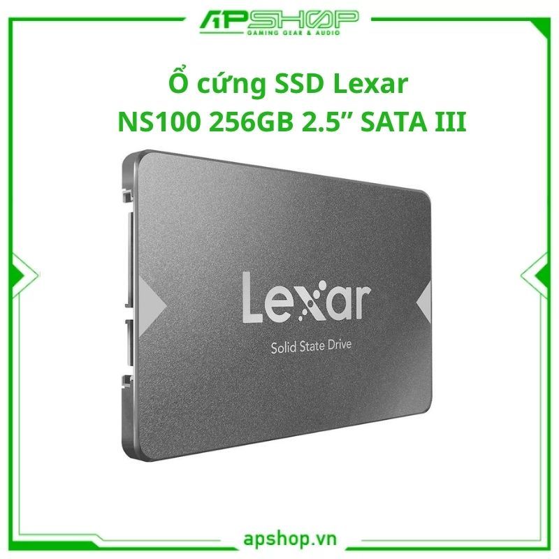 Ổ cứng SSD Lexar NS100 256GB 2.5” SATA III | Chính hãng
