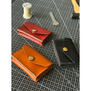 Ví Hộp Da Bò Khâu Thủ Công - Ví Da Handmade