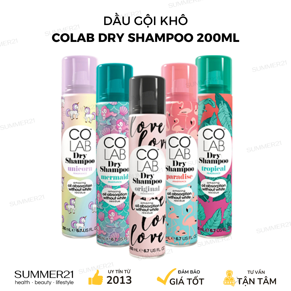 Dầu gội khô COLAB DRY SHAMPOO 200ML