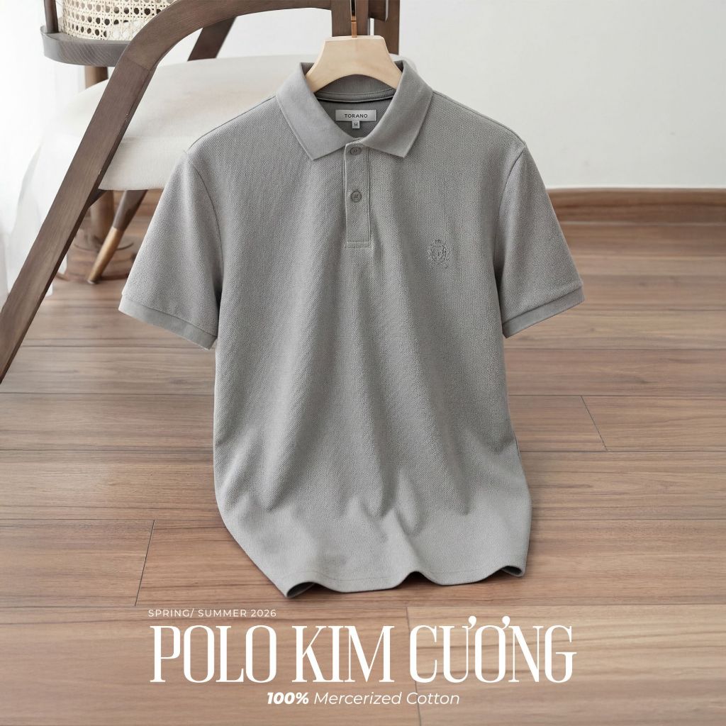 [LUXURY ITEM] Áo polo nam TORANO HIGH TECH POLO chất liệu ICEMAX – mát lạnh, mềm mịn, giữ form hoàn hảo GSTP561 GSTP301 | BigBuy360 - bigbuy360.vn