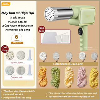 Máy Làm Mì Cầm Tay 5 Đầu Khuôn Yangzi, Máy Ép Mì Ép Bún Tự Động, Máy Làm Mì Cầm Tay Bảo Hành 6 Tháng