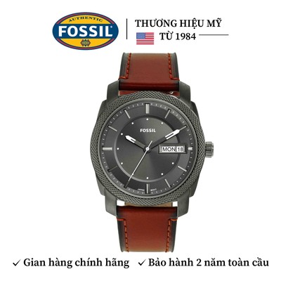 Đồng hồ nam Fossil Machine dây da, mặt 42 MM, màu nâu, FS5900