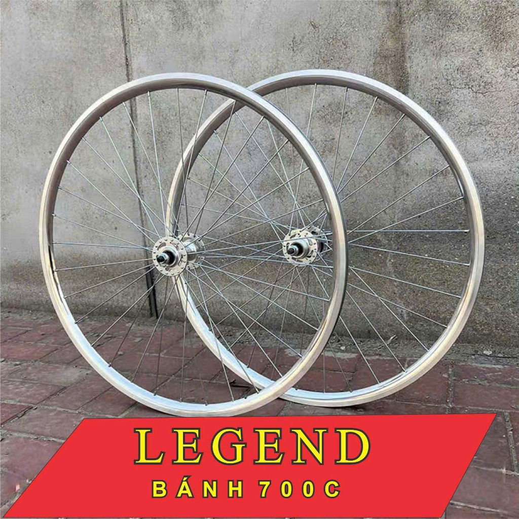 Vành bánh xe đạp bạc  cho xe đạp fixed gear 700c Sports