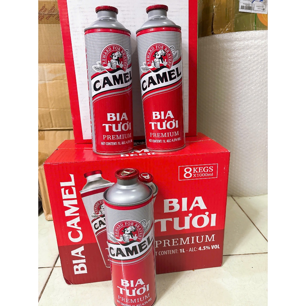 BIA TƯƠI CAMEL KEG - 1 LÍT - Vol 4.5% - 1 KEG LẺ
