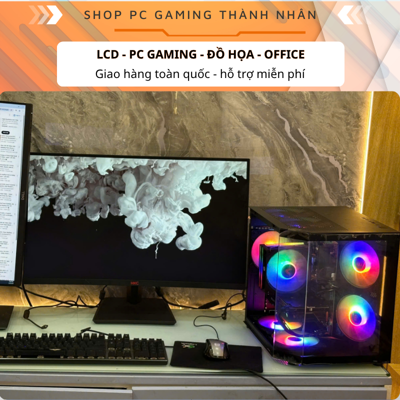 Máy tính PC Gaming Intel Core I7 4770 (Ram 8Gb/16Gb SSD 256GB/512Gb GT 730 2Gb) Like New