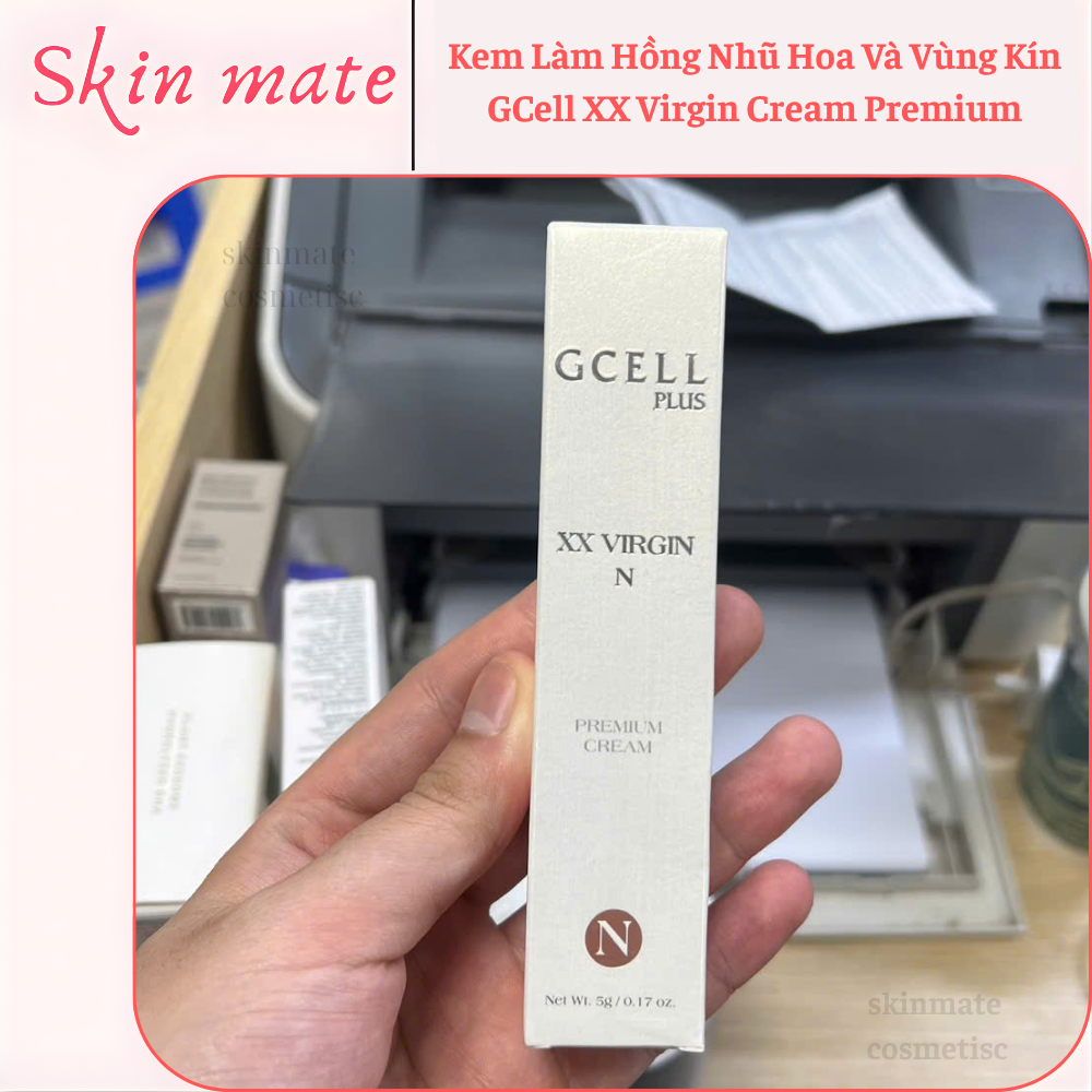 Kem Làm Hồng Nhũ Hoa Và Vùng Kín GCell XX Virgin Cream Premium mẫu mới