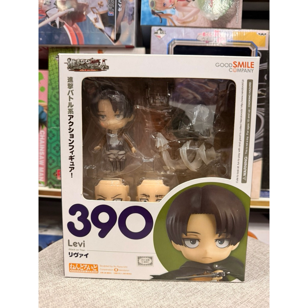 Mô hình Levi Nendoroid 390 Attack on Titan chính hãng Good Smile đồ decor máy tính Eren Nabi figure