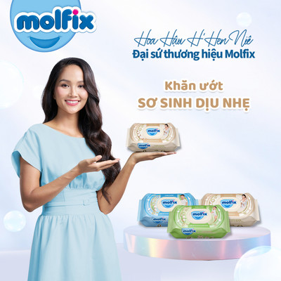 Thùng 24 gói Khăn ướt Molfix Thiên nhiên -Gói 30 miếng_Tiện Lợi, Mềm Mịn
