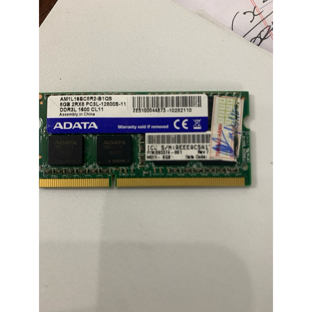 DDR3 Laptop 1600Mhz (PC3-12800s) - 1.5V - 8GB