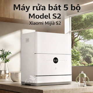 [Model S2 2024] Máy rửa chén bát mini 5 bộ để bàn Xiaomi Mijia S2-Khử trùng sấy khô-7 chế độ-an toàn cho trẻ em
