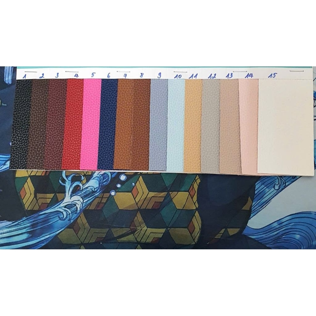 (Khổ 1m4 x 1m) Da simili vân hạt dày 1mm (1li)  nhiều màu