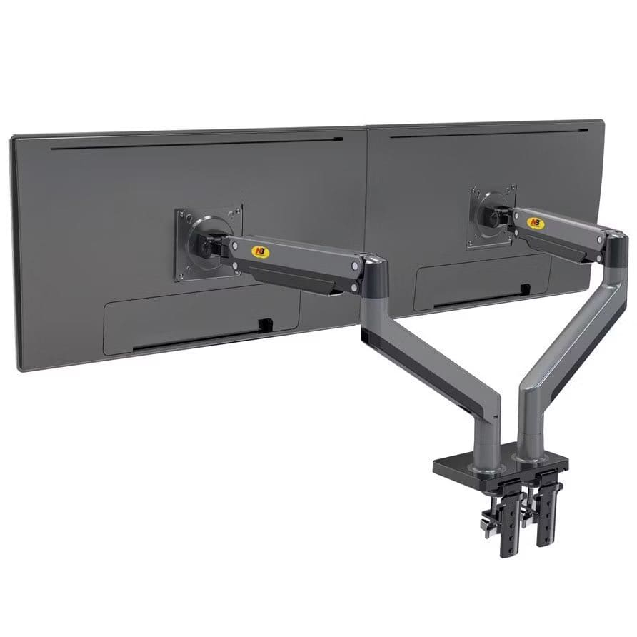 Giá Treo Hai Màn Hình NB G35 22" - 32" / NB H180 17 - 30" - Tay Arm Đỡ 2 Màn Hình Gắn Bàn