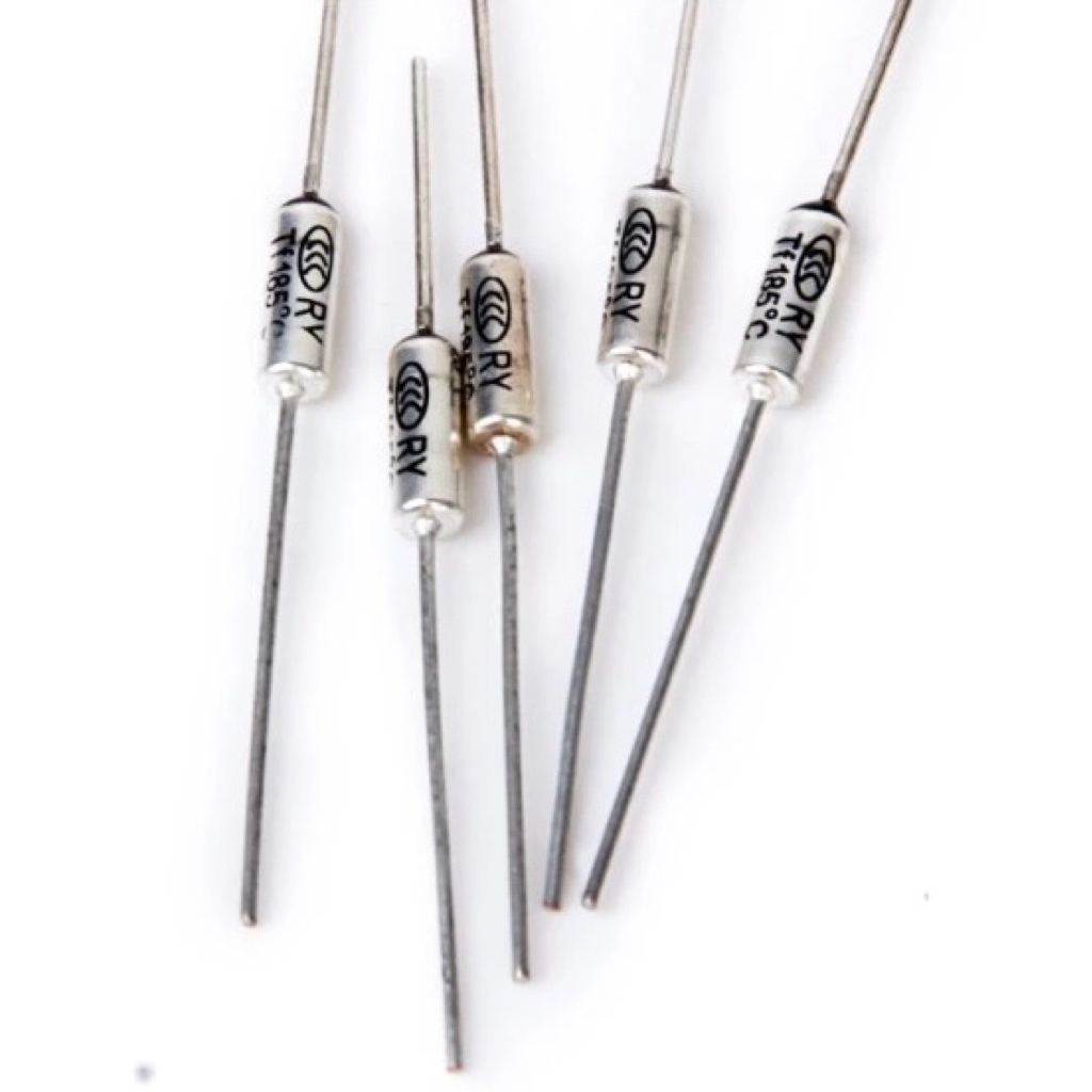 2pcs Cầu chì nhiệt RY 185 độ 250V 10A dùng cho nồi cơm điện, nồi chiên không dầu