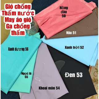 Vải Gió chống thấm , May ga - làm thả diều - thảm lều bạt-vỏ máy giặt