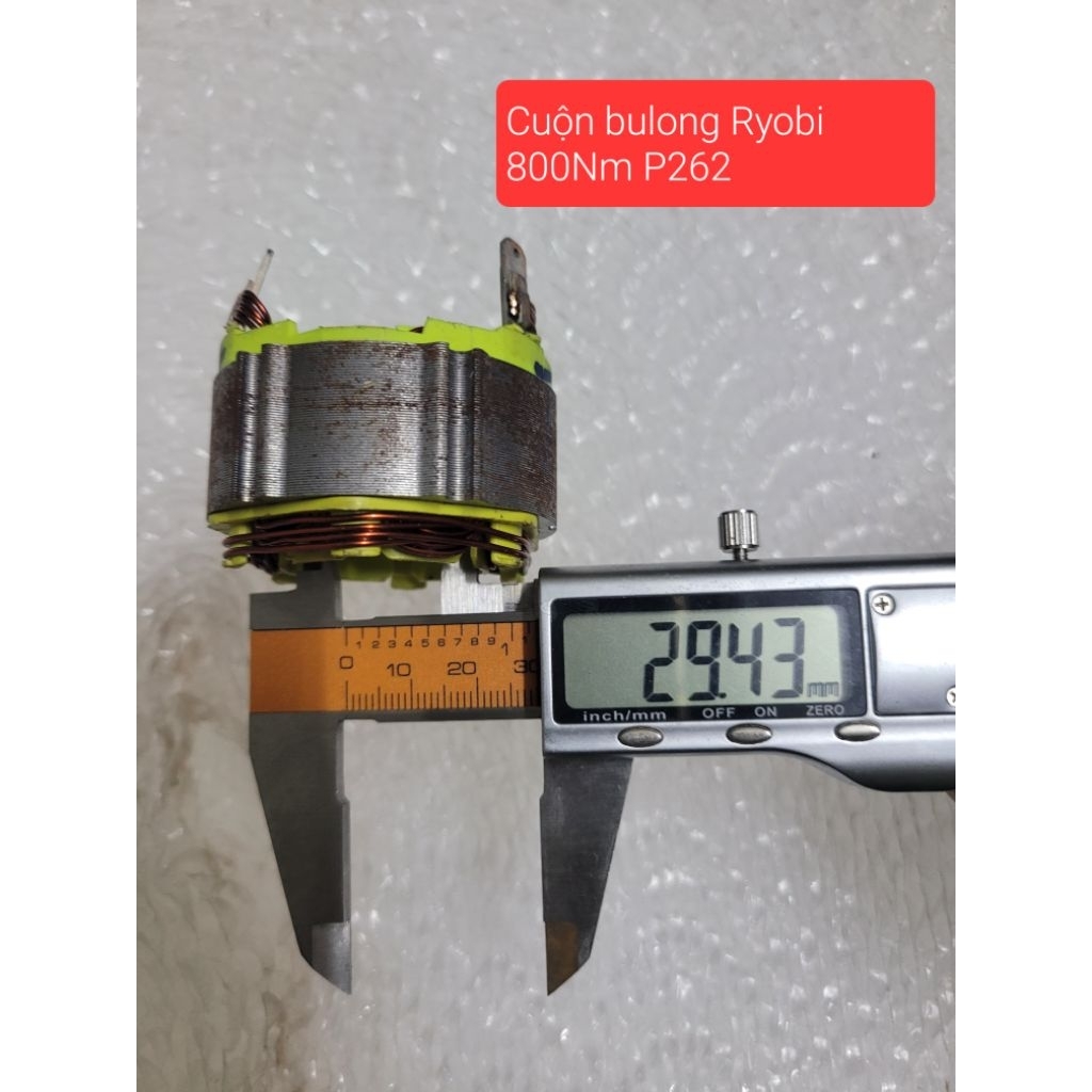 Cuộn bulong Ryobi P262 800Nm không chổi than