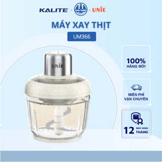 Máy Xay Thịt 2 Cối Thủy Tinh Unie UM366, 400W, Đa Năng, Chế Độ Tự Ngắt An Toàn, Hàng Chính Hãng