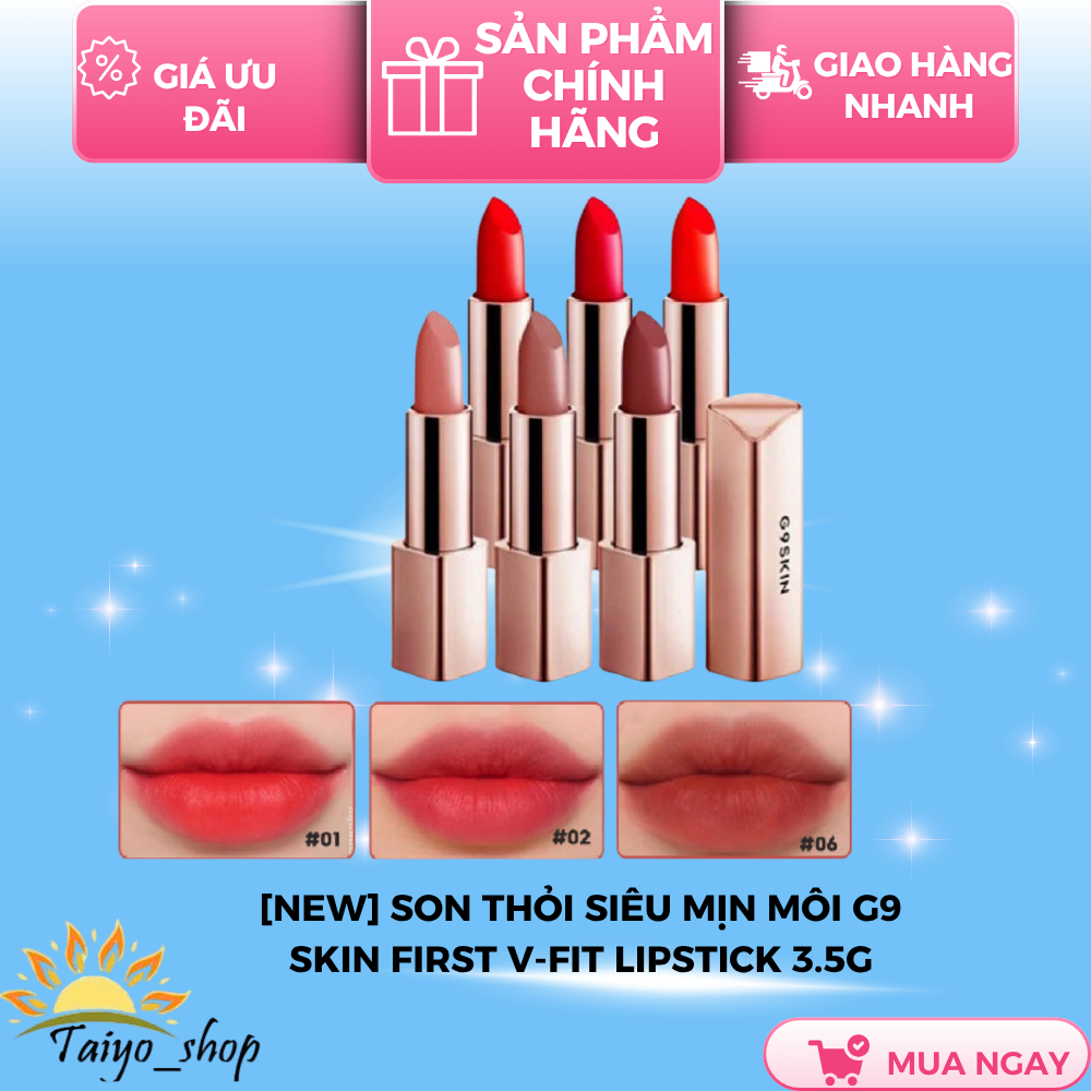 Son thỏi siêu lì G9SKIN FIRST LIPSTICK