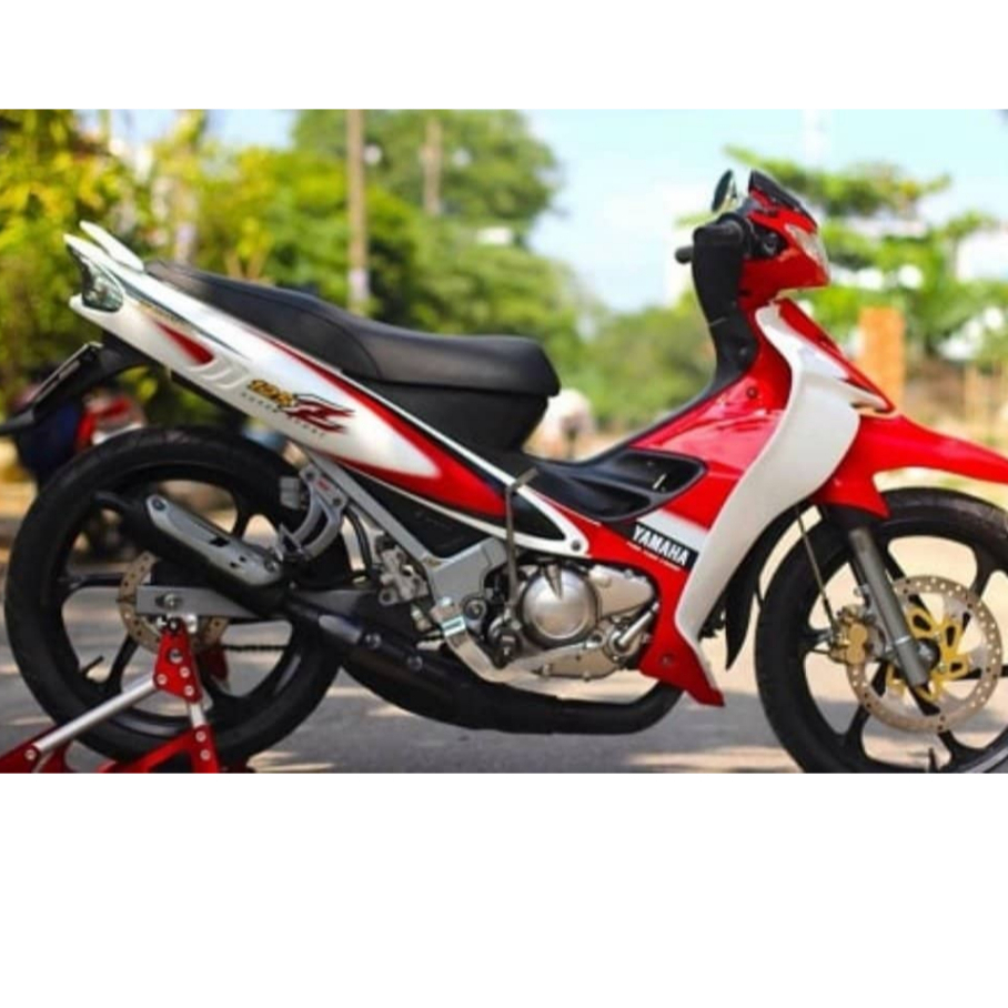 Tem rời Yaz 125 Z xe trắng đỏ siêu nét - không bay màu