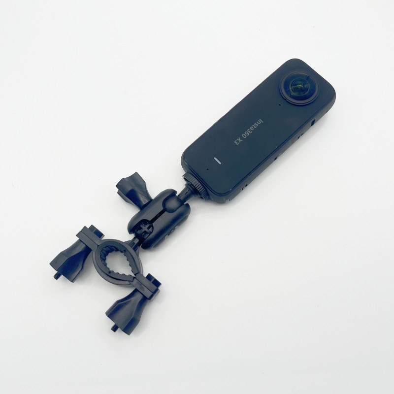 Ngằm gắn gopro - action cam lên ghi đông xe đạp, xe máy với lỗ dương 1/4 - insta - action cam - dji-