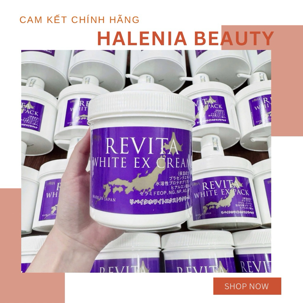 (HÀNG CÔNG TY) Ủ Trắng Body REVITA White Ex Pack Dưỡng Trắng, Mờ Thâm, Mịn Da