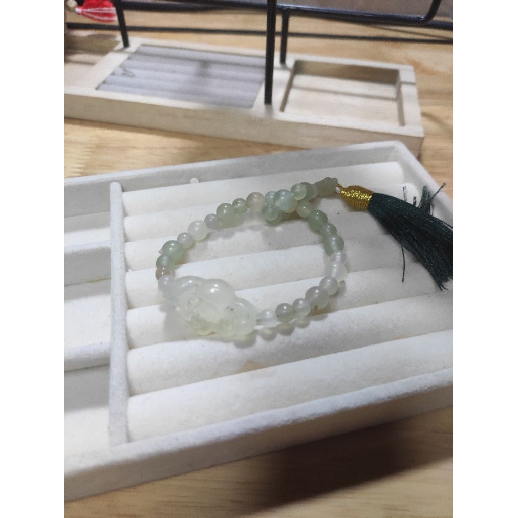 <Andy Shop> Vòng tay hạt đá gắn tuarua