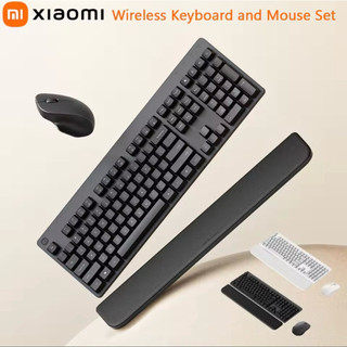 Bộ Bàn Phím và Chuột không dây Xiaomi 108 phím kèm Đệm Kê Tay | 1200DPI | Kết nối không dây 2.4Ghz | XMWXJSCO1YM