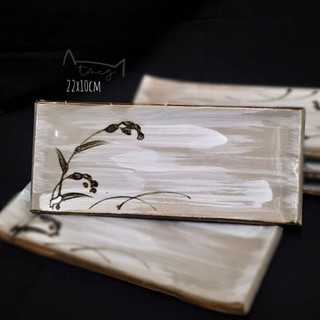 Dĩa CN | Gốm Mộc | 22x10cm