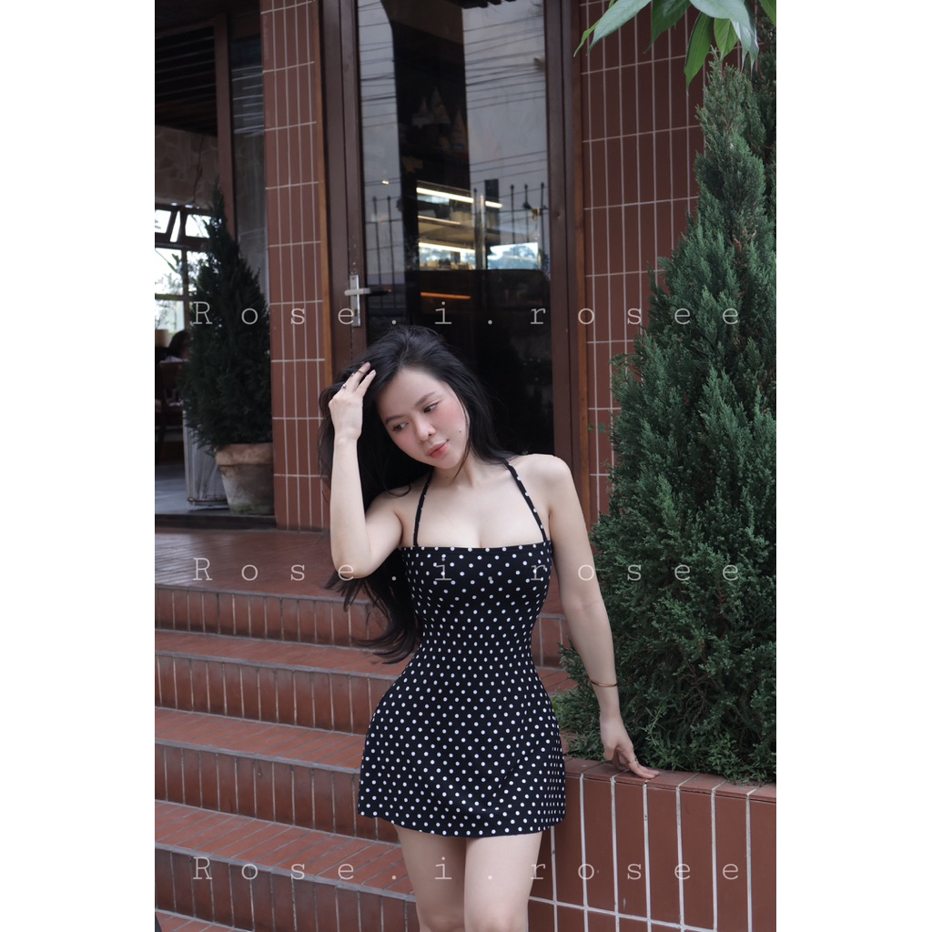 [ D66 ] Đầm body ÓNG BI dây