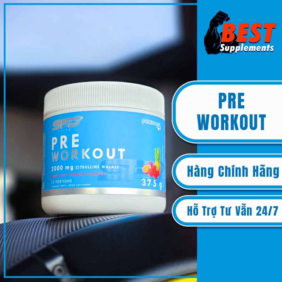 SFD Nutrition - Pre Workout 375g ( Hỗ trợ tập luyện )