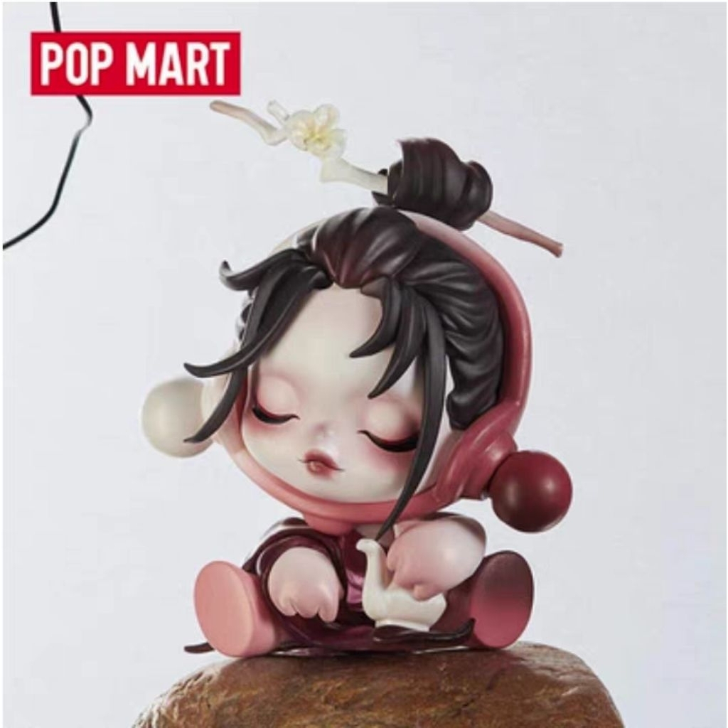 [Chính hãng + Sẵn] POPMART SKULLPANDA The Ink Plum Blossom - Series Figures Art Toys NS checkcard