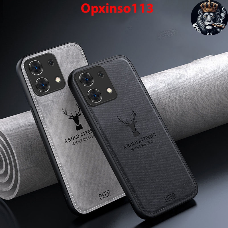 Ốp lưng TPU lưng vải sừng hươu Cá Tính Oppo Reno  Find X8/ Find X8 Pro/ Reno9Pro+/ Op K1po2.