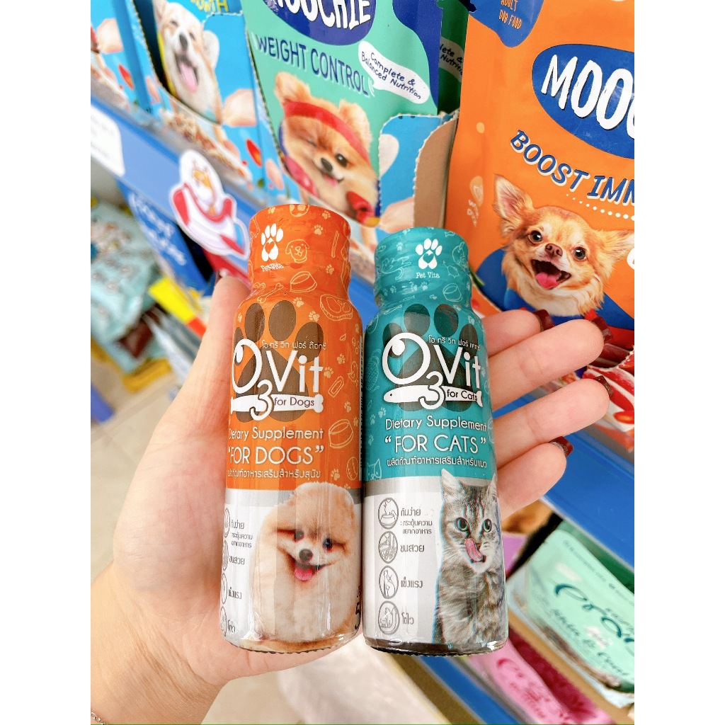 Siro dưỡng lông và kích thích ăn ngon cho chó mèo O3vit